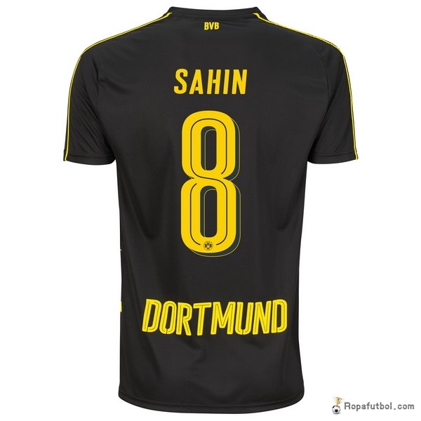 Camiseta Borussia Dortmund Replica Segunda Ropa Sahin 2016/17 Negro